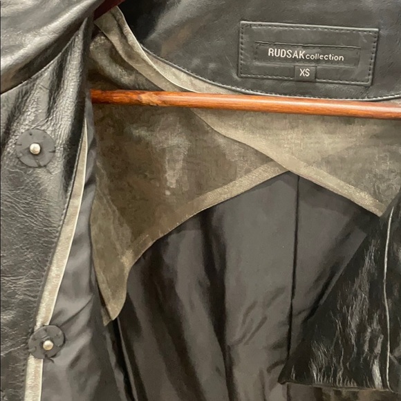 Rudsak leather long jacket - Picture 12 of 12